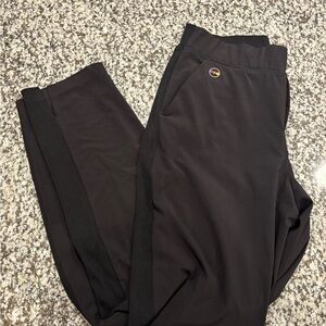 Swing Control Cloud Classic Tuxedo Black Pull - On Ankle Pants Size 4